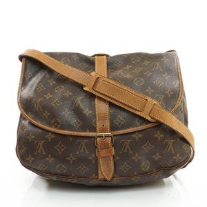 Auth Louis Vuitton Saumur 35 Crossbody #27189L34